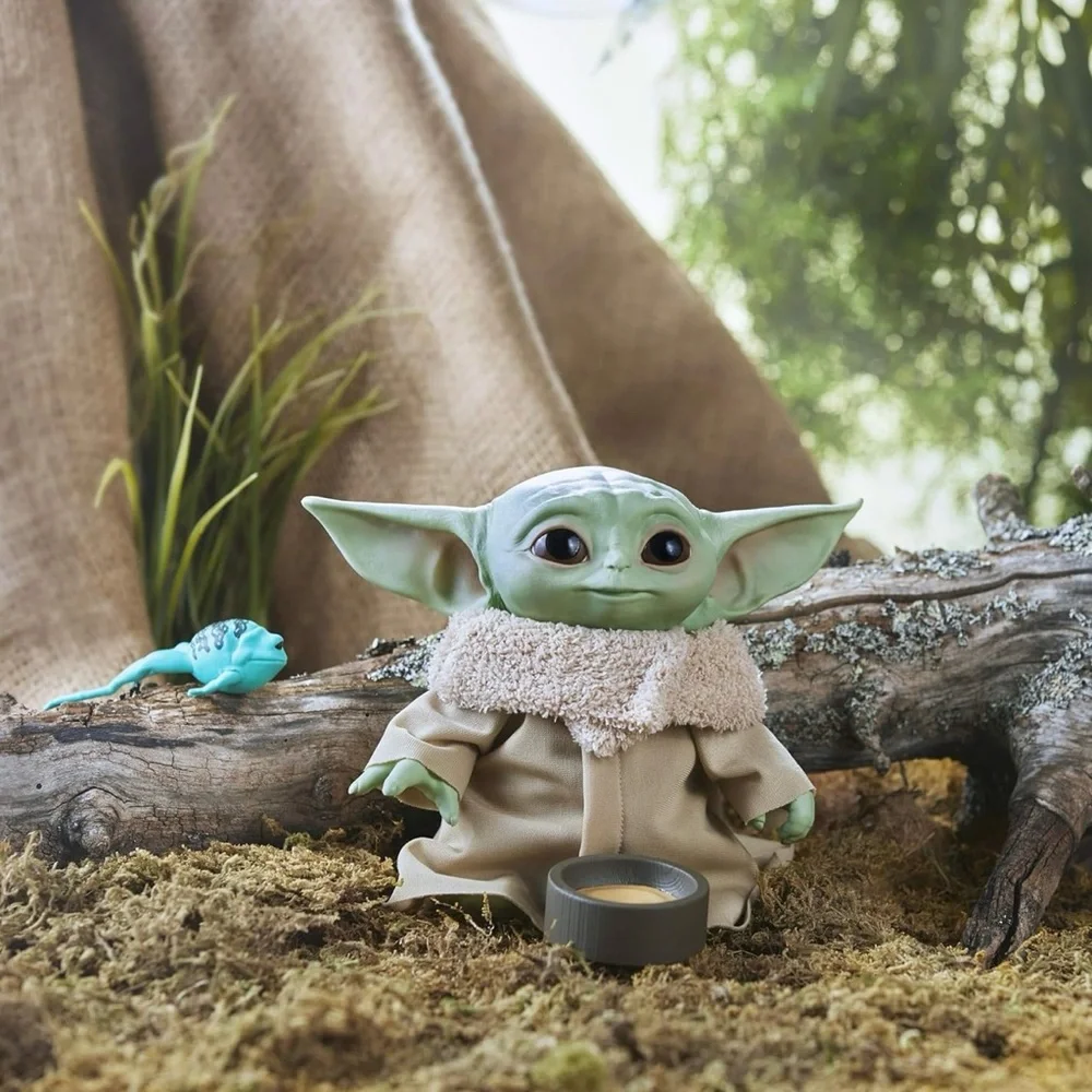 Star Wars The Child Grogu Talking Plush Toy with Character Sounds Baby Yoda 7.5
